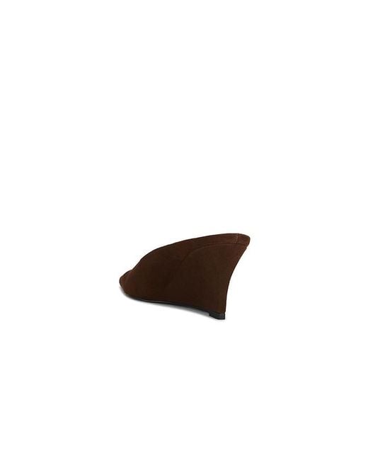 Black Suede Studio Brown Alysha 70 Pump