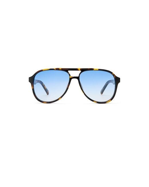 Le Specs Blue Tragic Magic Sunglasses