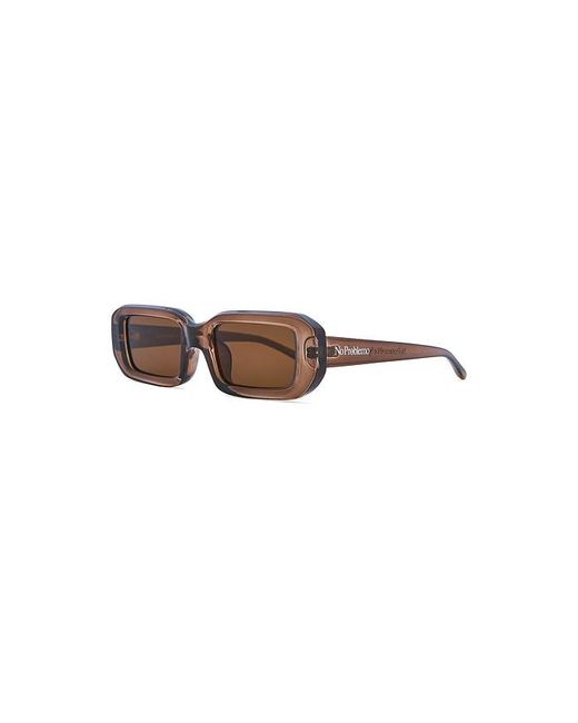 Le Specs Brown X No Problemo Blackpool Sunglasses for men