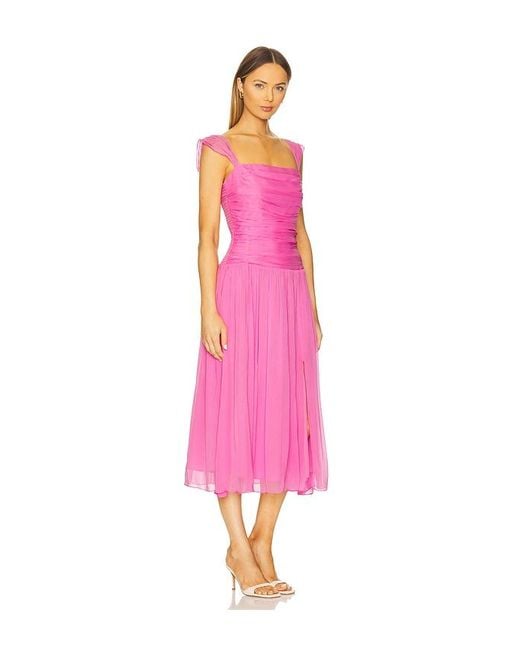 Amanda Uprichard Pink Reine Dress