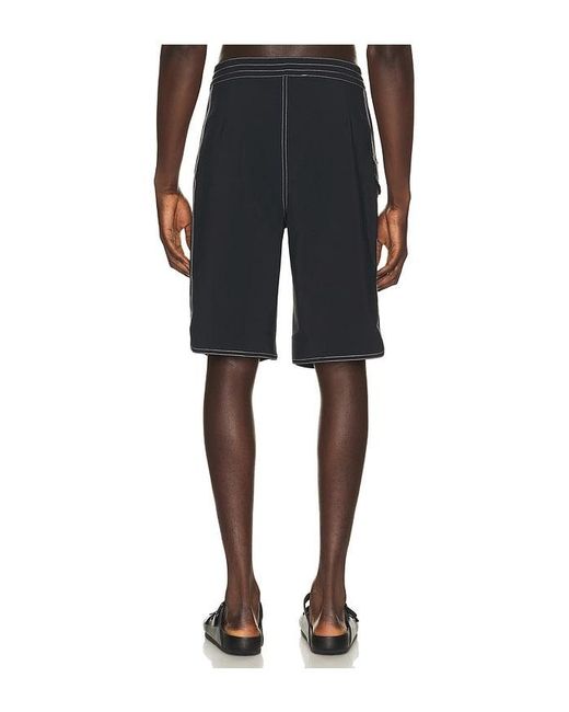 Dark Seas Black Windward Boardshort for men