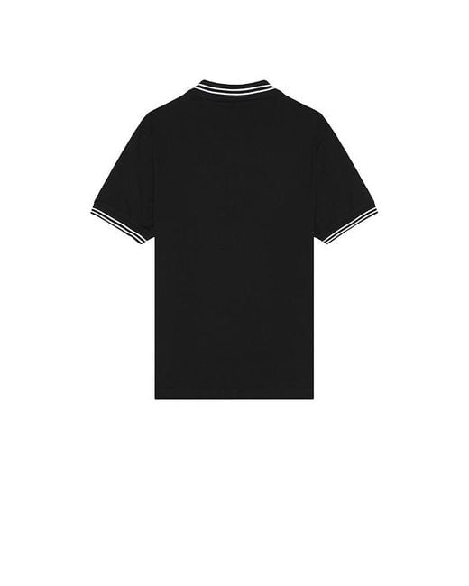 Guess Black Soccer Polo for men