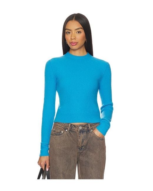 Free People Blue Even After Pullover