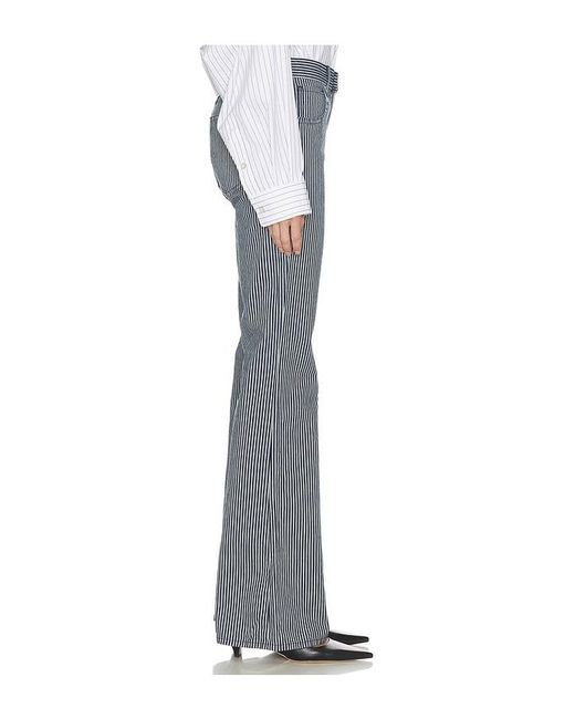 Nili Lotan Gray Celia Striped Jean