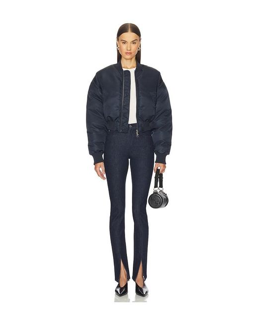 GRLFRND Blue Carter Bomber Jacket