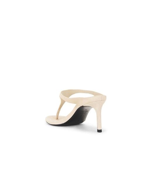 Black Suede Studio White Laurel 65 Mule