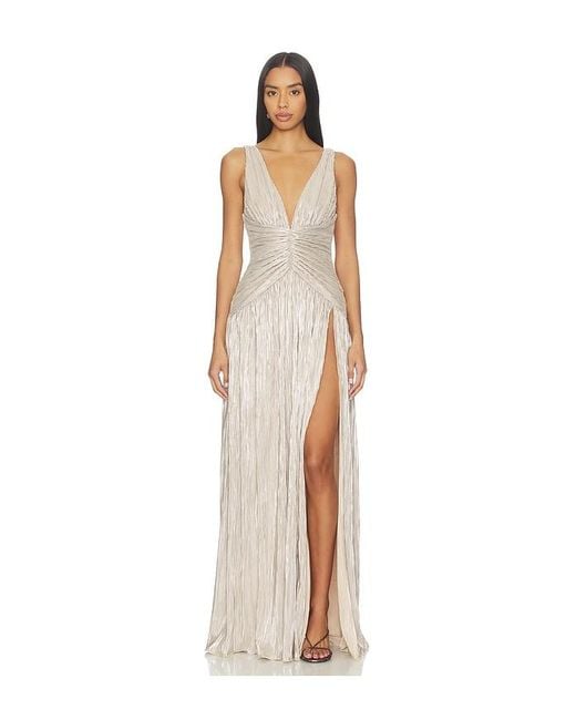 Lovers + Friends White Nikoletta Gown