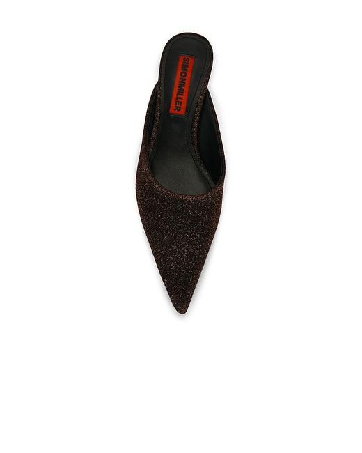 Simon Miller Black Tinsel Arrow Mule Pump