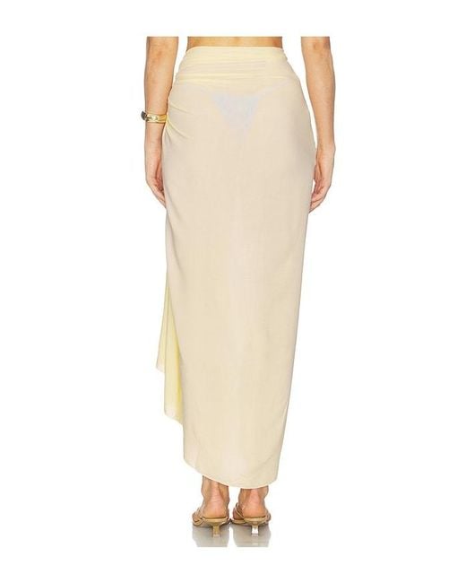 Juillet Natural Paiges Pareo Skirt