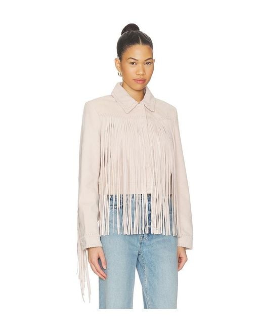 LoveShackFancy White Maelis Jacket