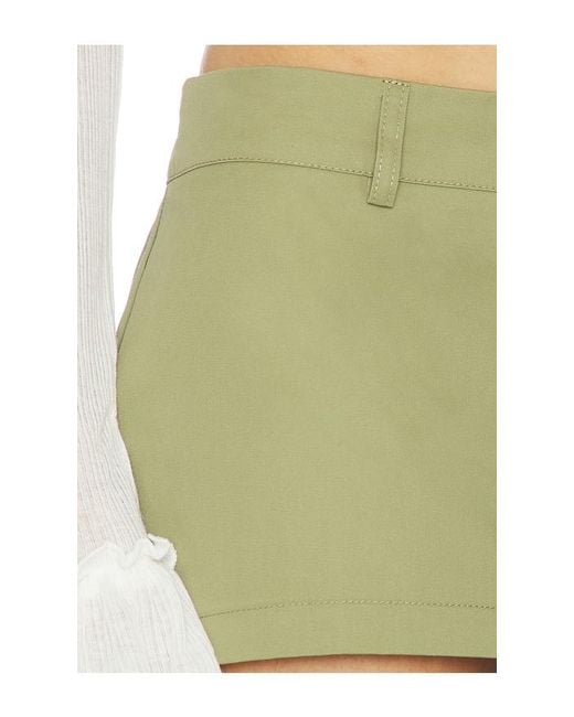 Lioness Green Rhode Mini Skirt