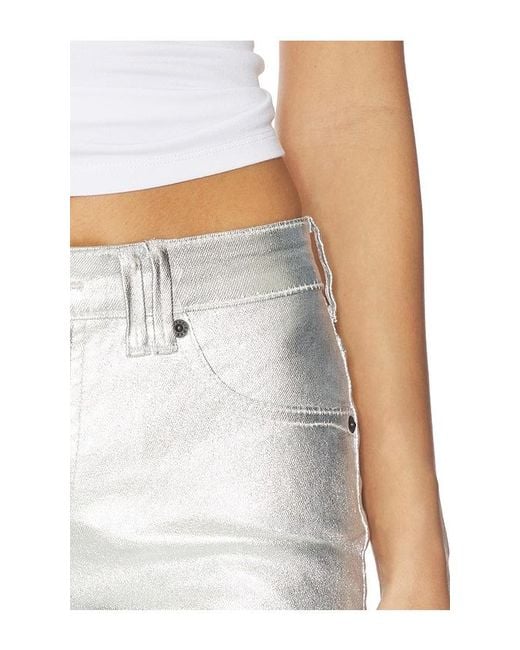 Free People White X We The Free Oracle Metallic Pant