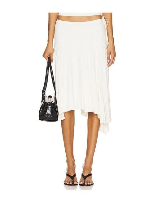 With Jean White Sharni Skirt