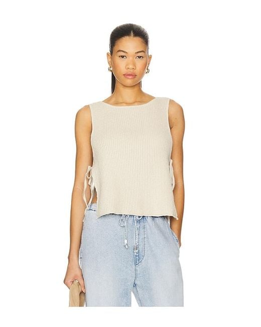 Free People White X Free-Est Lizzie Sweater Top