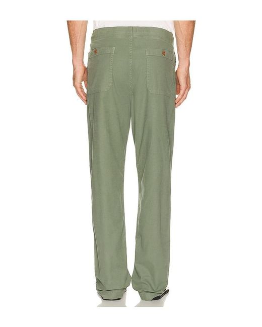 Faherty Brand Green Dune Utility Pant for men