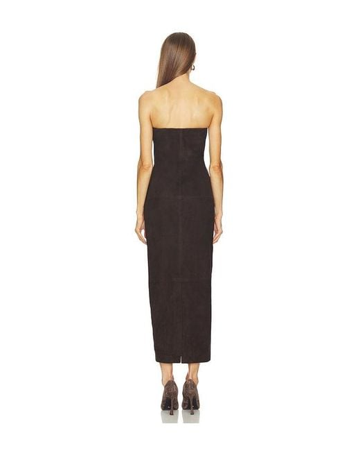 SRG Black Kim Suede Dress