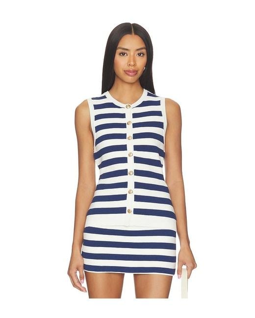 Show Me Your Mumu Blue Devin Tank
