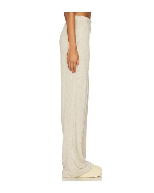 ÉTERNE White Oversized Wide Leg Sweatpant