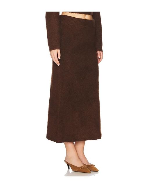 Astr Brown Sinsa Skirt