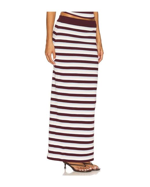 SNDY'S White X Revolve Charleston Maxi Skirt
