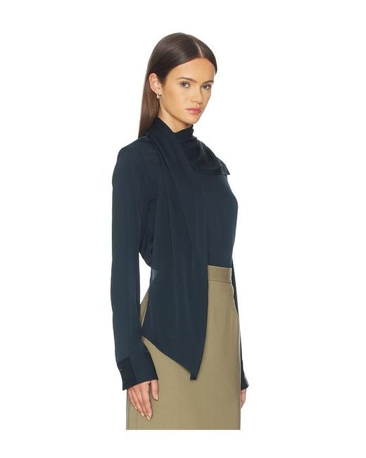 SRG Blue Celeste Silk Top