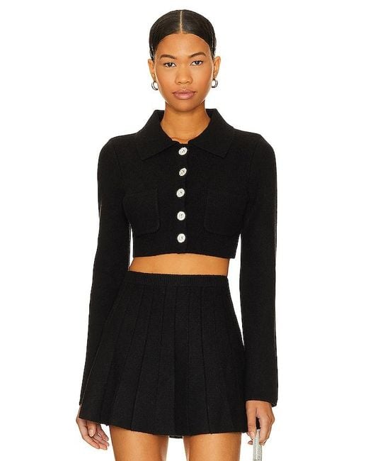 MAJORELLE Black Solveig Cardigan