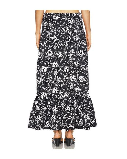Peixoto Black Riley Maxi Skirt