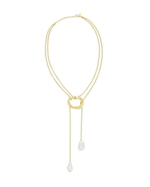 petit moments Metallic Solar Necklace