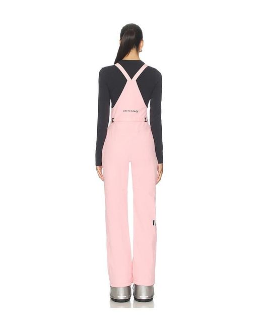 White/space Multicolor High Waisted Riding Bib