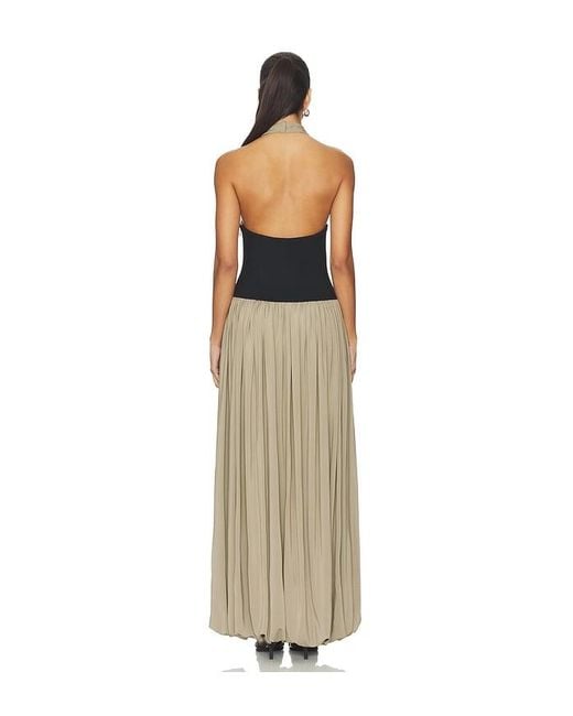 L'academie White Reba Midi Dress
