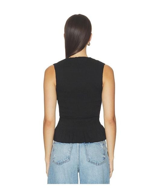 Pistola Black Phoebe Smocked Tank