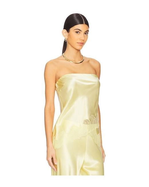 Cami NYC Yellow Odessa Strapless Camisole Top