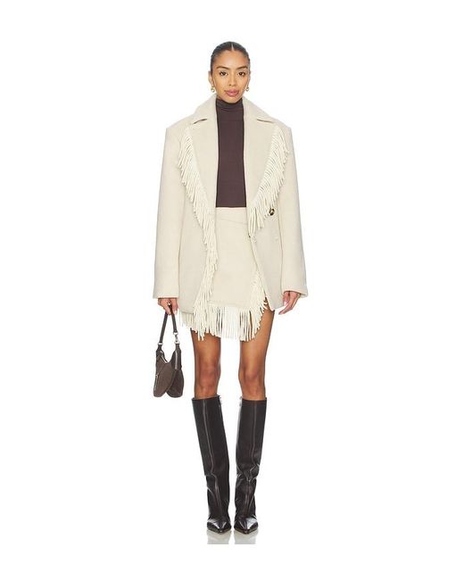 Lovers + Friends Natural Whitney Coat