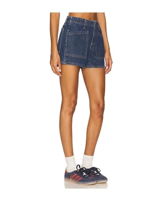 Re/done Blue Shorts The Bender