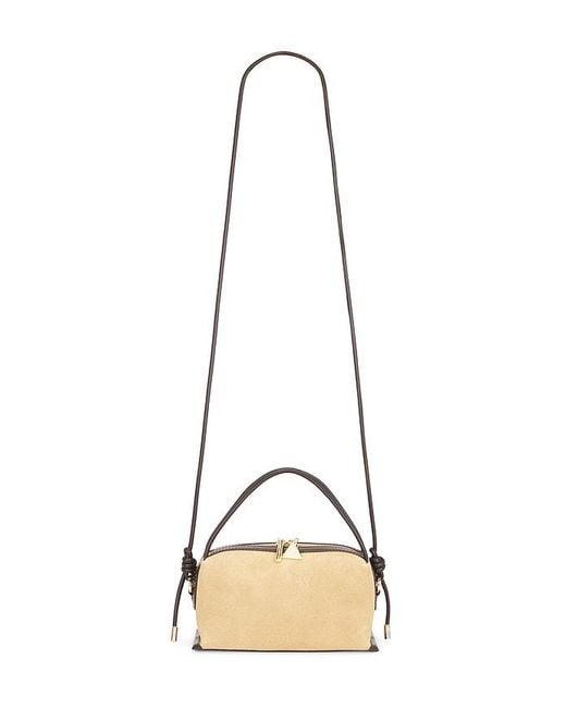 VERAFIED Natural Suede Cafe Mini Bag