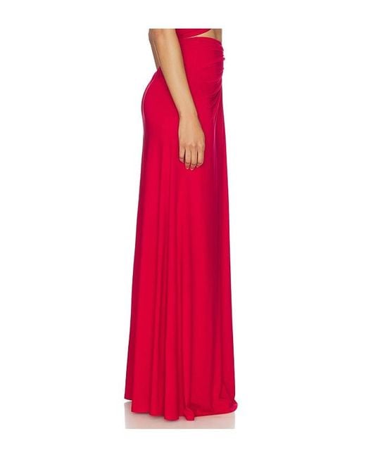 Sid Neigum Red Braid Skirt