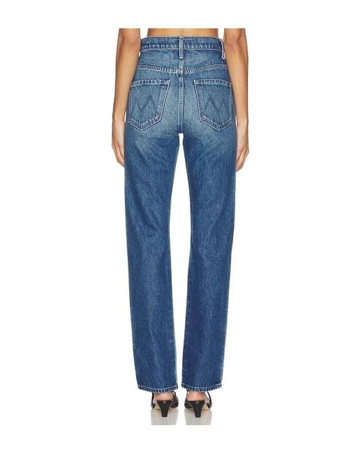Mother Blue The Tippy Top Utensil Sneak Jeans