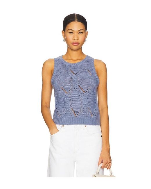 SABLYN Blue Kara Knit Tank Top