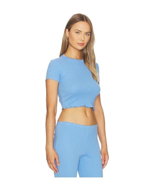WellBeing + BeingWell Blue Auryn Tee