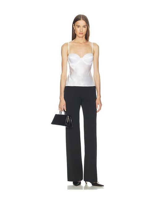 L'Agence White Orlina Camisole