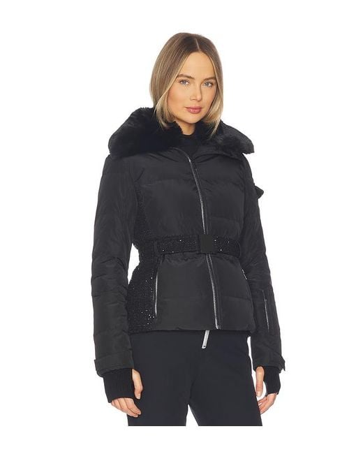 MY Sunday Ski Black Soiree Tweed Ski Jacket
