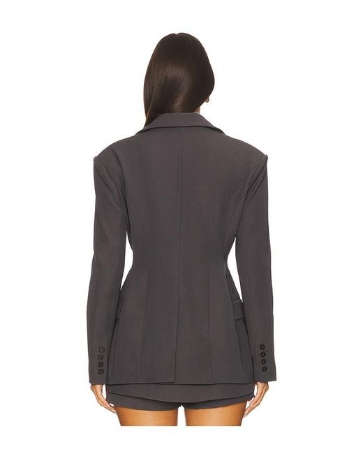 Line & Dot Black Ida Hourglass Blazer