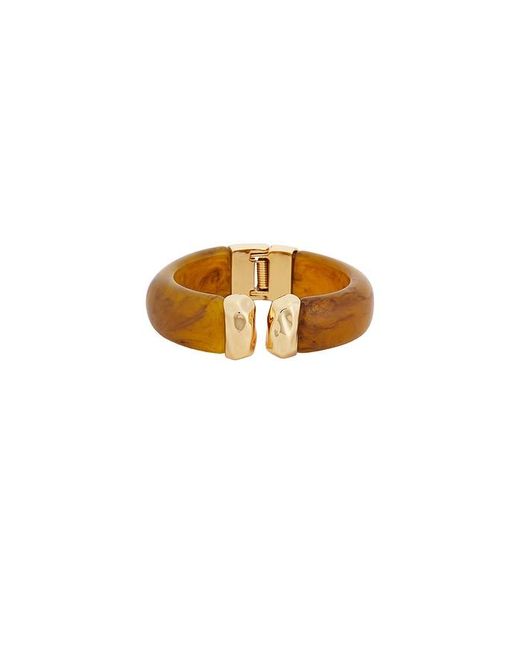 Ettika Orange Carved Relic Cuff