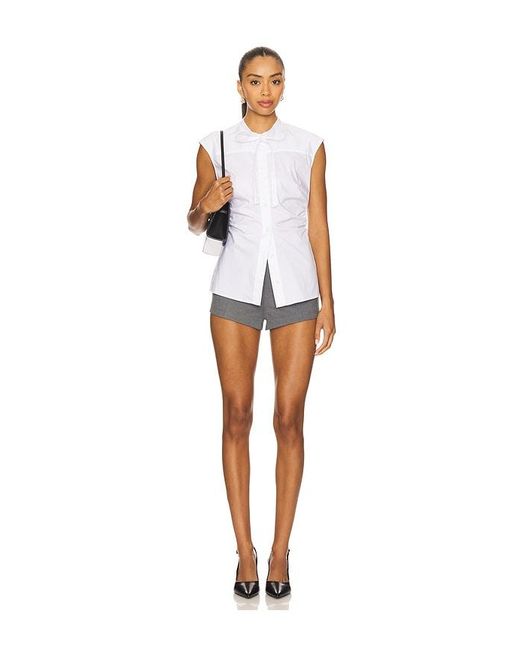 Veronica Beard White Joon Top