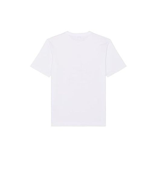 Norse Projects White Holger Organic Boat Print T-Shirt for men