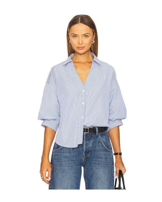 Camisa Kate En Color Azul Talla En Brochu Walker de color White