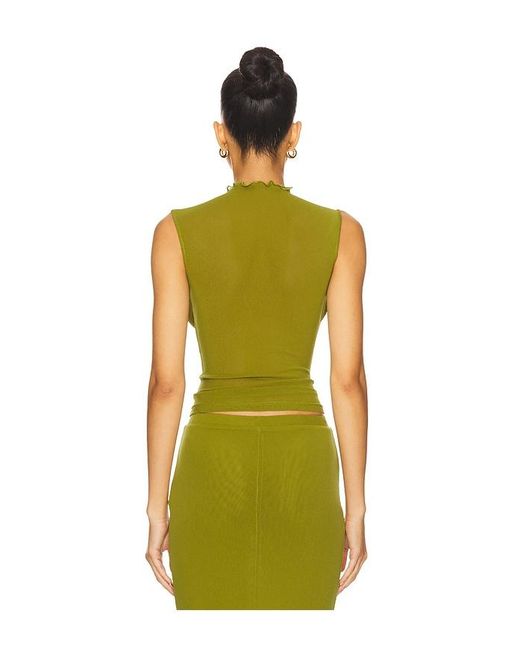 BY.DYLN Green Imani Top