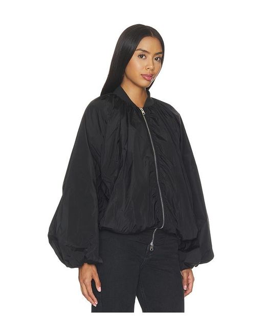 Agolde Black Raffi Bomber Jacket