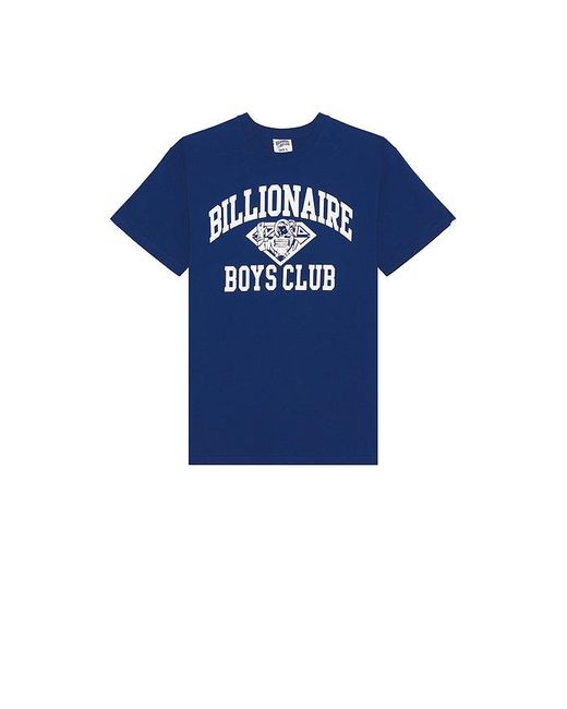 BBCICECREAM Blue College Short Sleeve Tee for men