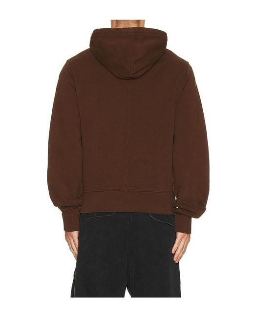 Entire studios Brown Standard Hoodie for men
